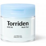 Torriden Dive-In Low Molecule Hyaluronic Acid Multi Pad hydratační pleťové tampony 80 ks – Zboží Mobilmania