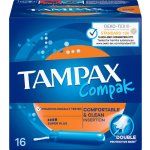 Tampax Compak Super Plus dámské tampony s aplikátorem 16 ks – Zboží Mobilmania