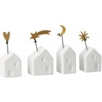 räder Porcelánová vánoční dekorace Houses Srdce bílá barva porcelán – Hledejceny.cz