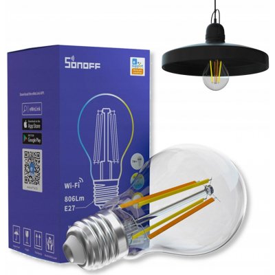 Sonoff B02-F-A60 Wi-Fi stmívatelná bílá LED filament žárovka – Sleviste.cz