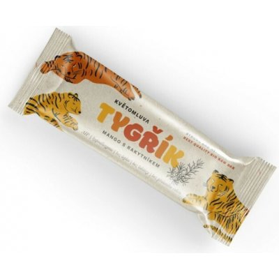 Květomluva Ovocná tyčinka tygřík mango s rakytníkem bio, 40 g – Sleviste.cz