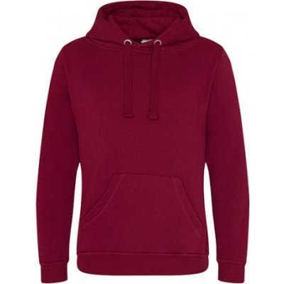 Just Hoods mikina s kapucí JH101 Burgundy