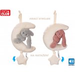 Plyšový měsíček se zajíčkem s natahovacím hracím strojkem 35 cm – Hledejceny.cz