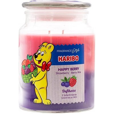 Vánoční vonné čajové svíčky Haribo - Berry Mix