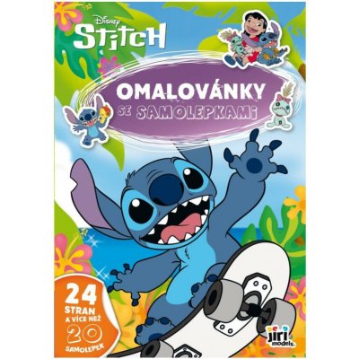 Jiri Models Omalovánky A4 se samolepkami Lilo & Stitch – Zboží Dáma