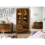 Bighome Ancona 100x45x200 cm Palisandr tmavě hnědá lakovaná – Hledejceny.cz