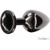 Anální kolík Taboom Luxusní anální kolík se šperkem Small černý