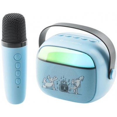 Bluetooth reproduktor pro děti GoGEN BOBPARTYB modrý – Sleviste.cz
