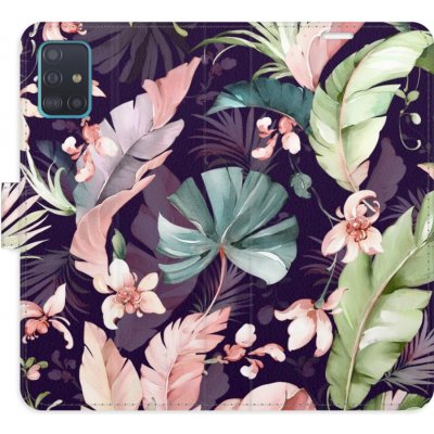 Pouzdro iSaprio Flip s kapsičkami na karty - Flower Pattern 08 Samsung Galaxy A51 – Zboží Mobilmania