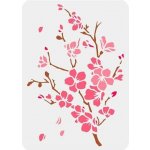 Šablona plastová 29,7 x 21 cm rozkvetlá třešeň – Hledejceny.cz