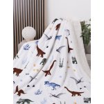 MKLuzkoviny.cz Beránková deka mikroplyš Exclusive Dinosauři 150x200 – Hledejceny.cz