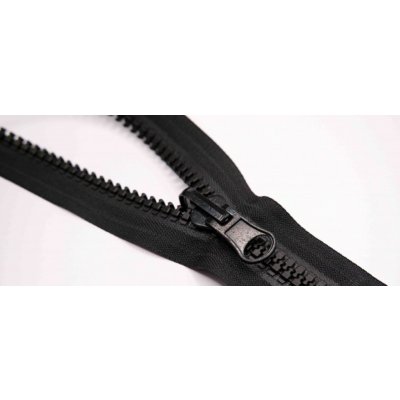 Extra silný kostěný zip č.8 nedělitelný s kulatým jezdcem - motorkářský - délka 18 cm – Hledejceny.cz