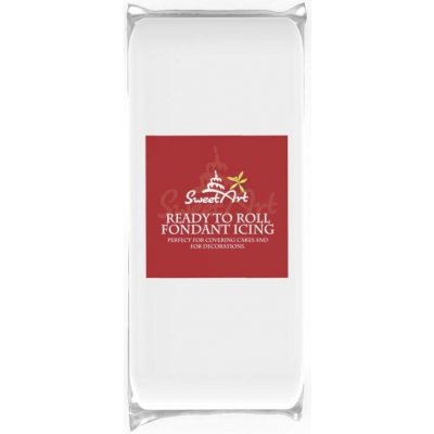 Fondán na dort SweetArt White vanilkový 1 kg – Hledejceny.cz