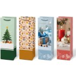 MFP Vánoční dárková taška na víno T12 - mix V33 - 12 x 36 cm - 5252922 – Zboží Dáma