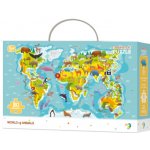 DoDo s hledáním obrázků Mapa světa 80 dílků – Zboží Mobilmania