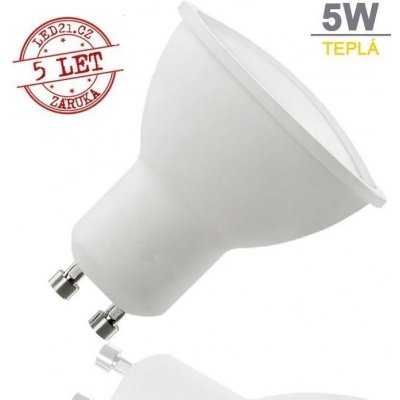 Optonica LED žárovka 5W 9xSMD2835 GU10 320lm TEPLÁ BÍLÁ