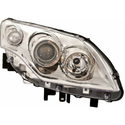 ACI RENAULT LAGUNA 07- přední světlo H7+H7 (el. ovládané) chromové pozadí P – Hledejceny.cz