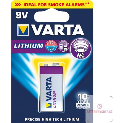 Varta Professional Lithium 9V 1ks 6122301401 – Zbozi.Blesk.cz