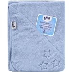 Kikko BIO bavlněná froté osuška s kapucí XKKO Organic 90x90 Baby Pink Stars Organic – Zboží Dáma