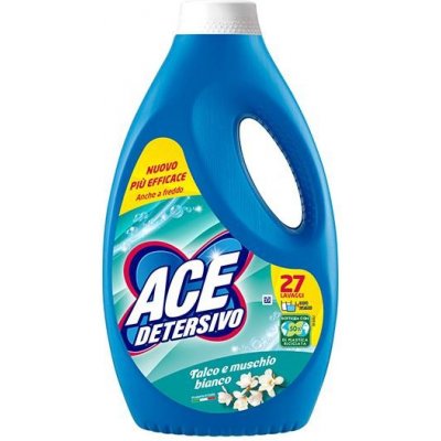 Ace Igienizzante Talco e Muschio Bianco prací gel na bílé prádlo 1350 ml 27 PD