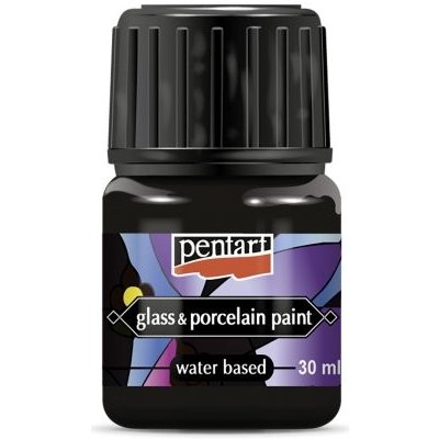 Pentart Barva na sklo a porcelán PENTART 30 ml ČERNÁ – Zbozi.Blesk.cz