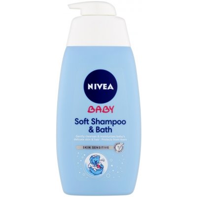 NIVEA Baby Šampon a pěna do koupele 2v1 500 ml