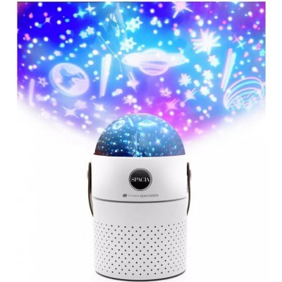 Rio Spacia aroma difuzér HUMIDIFIER NIGHT LIGHT & Galaxy Projector 550 ml – Zboží Mobilmania