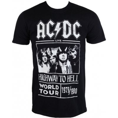 ROCK OFF tričko metal AC-DC Highway To Hell černá – Hledejceny.cz