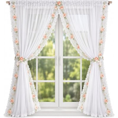 BytoTex Hotová voálová záclona LG 276, 400x250 cm – Hledejceny.cz