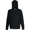 Pánská mikina Fruit of the Loom Mikina Lightweight Hooded Sweat s kapucí, raglánová COT-16214000201 Černá