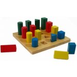 Montessori C223 Žebřík geometrická tělesa – Zboží Dáma
