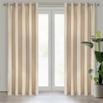 EUROFIRANY ZATEMŇOVACÍ ZÁVĚS NA KROUŽCÍCH VILLA 140X250 CM BÉŽOVÁ – Hledejceny.cz