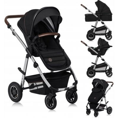 Lionelo AMBER 3IN1 BLACK SILVER 2023 – Zboží Dáma