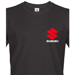 Bezvatriko cz pánské triko Suzuki Canvas pánské tričko s krátkým rukávem 1586 černá
