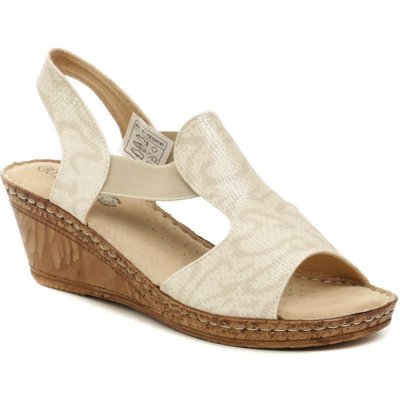 Wojtylko 7S10418I béžové dámské sandály – Zboží Mobilmania