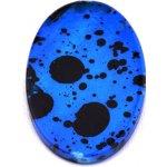 Perleťové korálky, modro černé - - - VYBERTE VARIANTU Velikost: 20x30mm, 1ks – Zboží Dáma