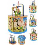 iMex Toys dřevěná edukační kostka 8v1 – Sleviste.cz