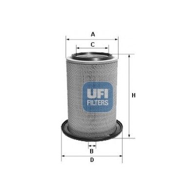 27.609.00 UFI Vzduchový filtr – Hledejceny.cz