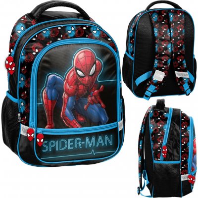 Paso školní batoh Spiderman ergonomický černá 41 cm