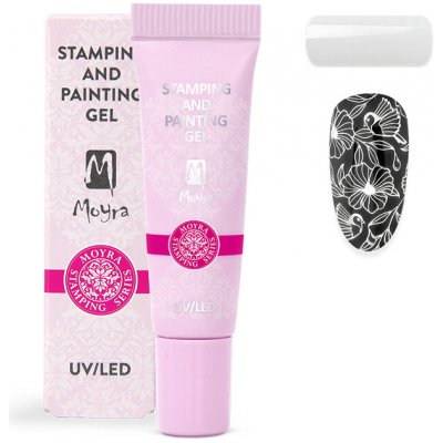 Moyra Stamping Painting gel č.01 White – Zbozi.Blesk.cz