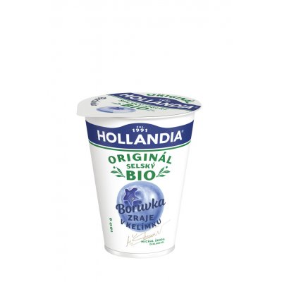 Hollandia Bio selský jogurt borůvky 180 g – Zboží Dáma