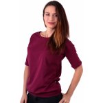 Dámské oversized tričko Darina cyklámen – Zboží Dáma