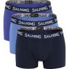 Boxerky, trenky, slipy, tanga Abisko Boxer Navy Blue/Blue 3-Pack