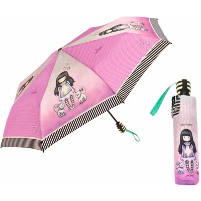 Santoro London Gorjuss Tall Tails deštník skládací růžový od 291 Kč -  Heureka.cz