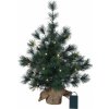 STAR TRADING Dekorativní svítící stromek Tree 60cm zelená barva plast