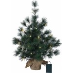 STAR TRADING Dekorativní svítící stromek Tree 60cm zelená barva plast – Zboží Dáma