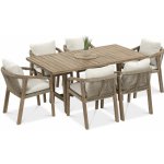 FURRORE Zahradní jídelní set MARIGOLD 6+1 – Zboží Mobilmania