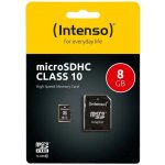 Intenso microSDHC 8 GB class 10 3413460 – Hledejceny.cz