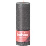 Bolsius Rustic Shine Válec 68x190mm Stormy Grey šedá – Hledejceny.cz