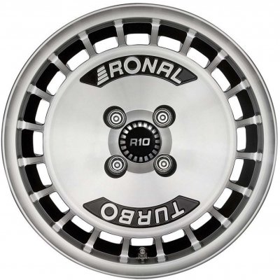 Ronal R10 7x15 4x100 ET28 black polished